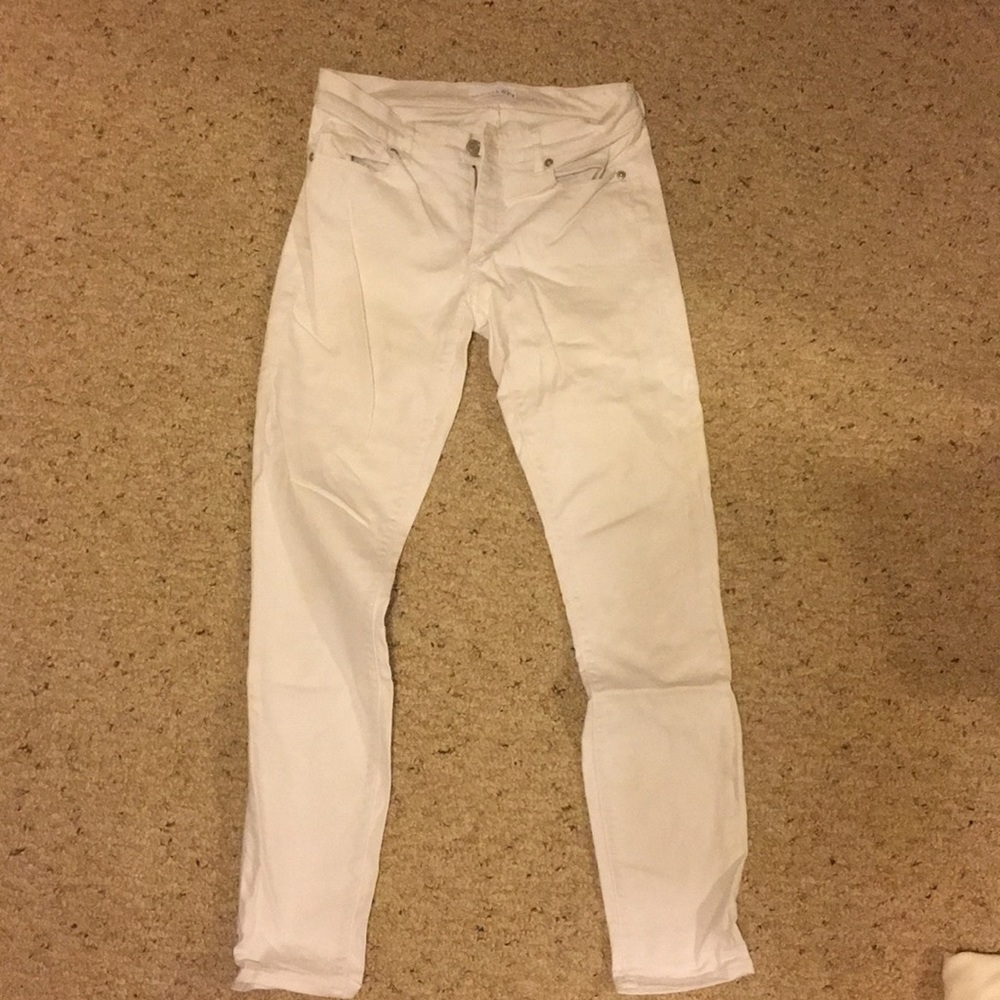 Loft White Jeans